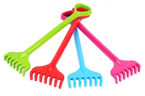 Sand Rake 48cm, 1pc, assorted colours