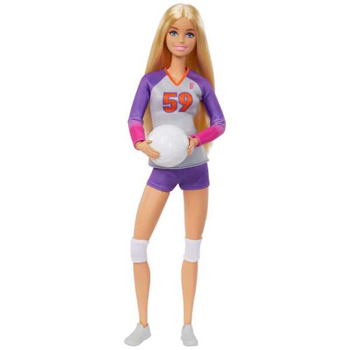 Barbie Doll Made To Move Career Volleyball Player Doll HKT72 3+