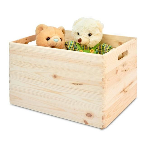 Pine Storage Box 39.5 x 29.5 x 23 cm