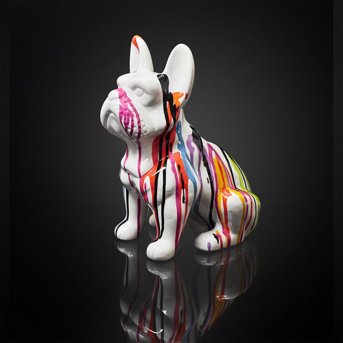 Decoration French Bulldog L, colour