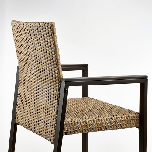 VÄRMANSÖ Chair, outdoor, brown