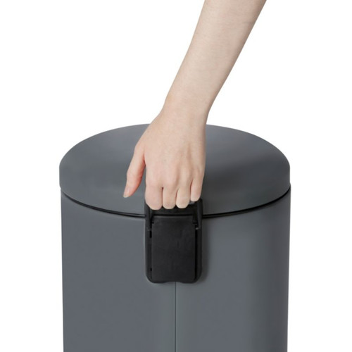 Cooke&Lewis Pedal Waste Bin Gerrra 30 l, metal anthracite