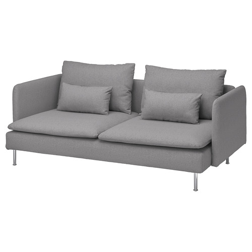 SÖDERHAMN 3-seat sofa, Tonerud grey