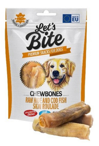 Let's Bite Chewbones Raw Hide & Cod Fish Skin 135g