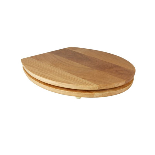 Cooke & Lewis Toilet Seat Cervia, natural oak