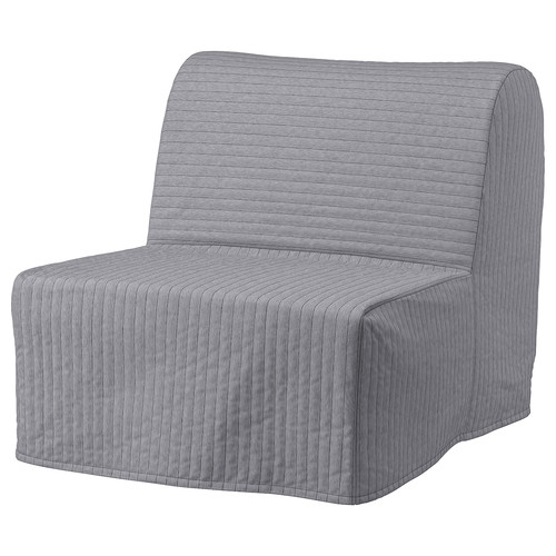 LYCKSELE Cover for chair-bed, Knisa light grey