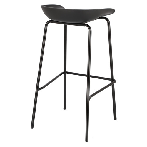 Bar Stool Grego 75cm, black