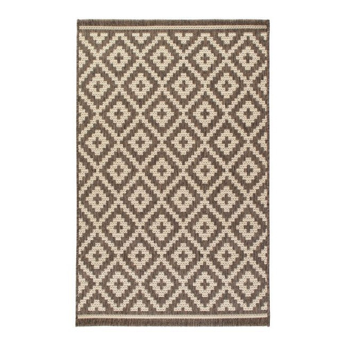 Rug Flox 100 x 150 cm, patterned/beige