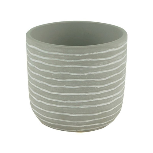 Ceramic Plant Pot GoodHome 10.5 cm, stripe