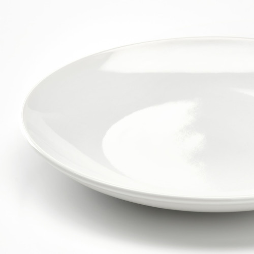 GODMIDDAG Side plate, white, 20 cm