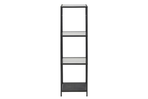 Shelving Unit Seaford VI, black ash