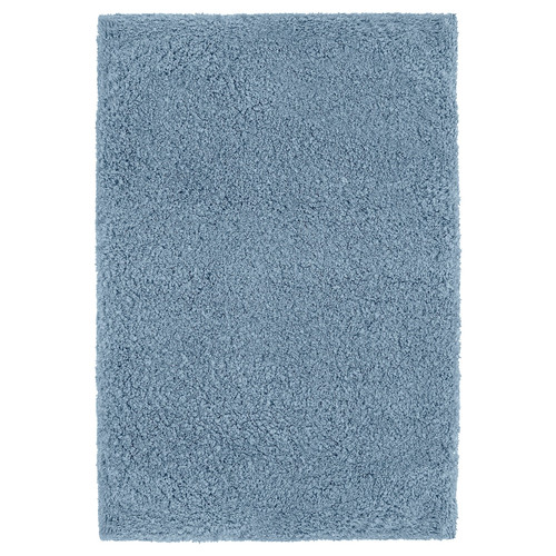 ALMTJÄRN Bath mat, blue, 60x90 cm