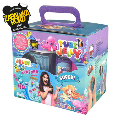 Tuban Creative Set Tubi Jelly 6 Colours Mermaid 8+