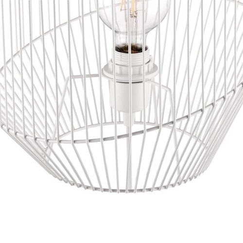 GoodHome Table Lamp Tsolma E27, white