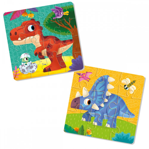 Foam Baby Puzzle 9/16pcs Dinosaur 3+