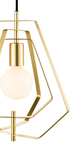 GoodHome Pendant Lamp Nedoki E27 35cm, brass