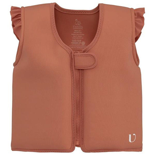 Vanilla Copenhagen Swim Vest Neoprene Float Neo Deep Coral 3-6y