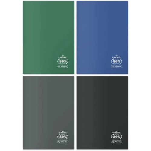 Notebook A5 60 Pages Squared Ocean Colors 5pcs, assorted colours