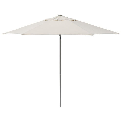 JOGGESÖ Parasol, light grey-beige, 300 cm