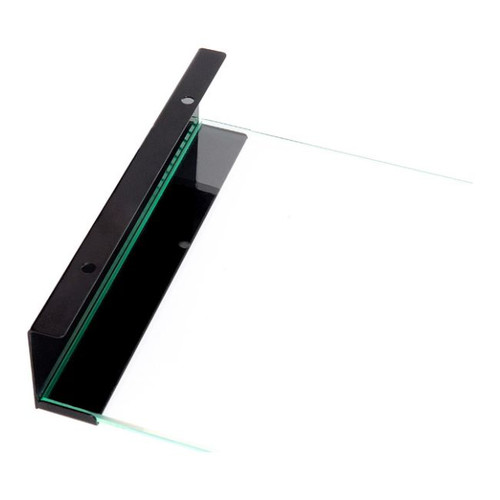 Glass for Biofireplace with black handle 650 mm