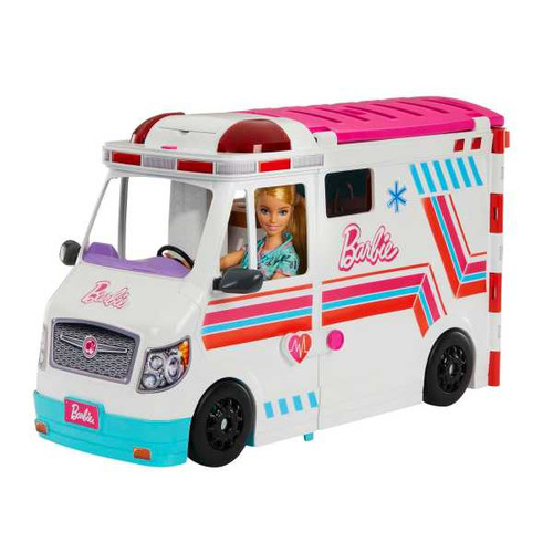 Barbie Transforming Ambulance and Clinic Playset HKT79 3+