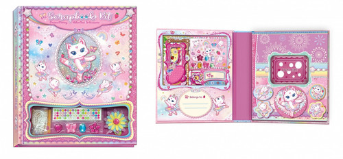 Pulio Pecoware Scrapbook Decorative Set Ballerina Cat 6+