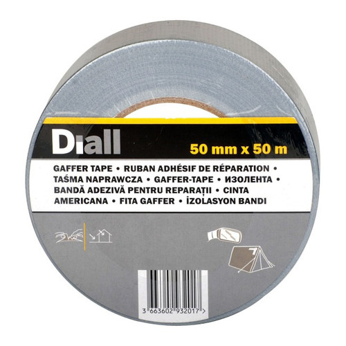 Diall Gaffer Tape 50 mm x 50 m, silver