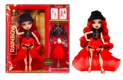 Rainbow High Doll Fantastic Fashion Doll - RED - Ruby Anderson 4+