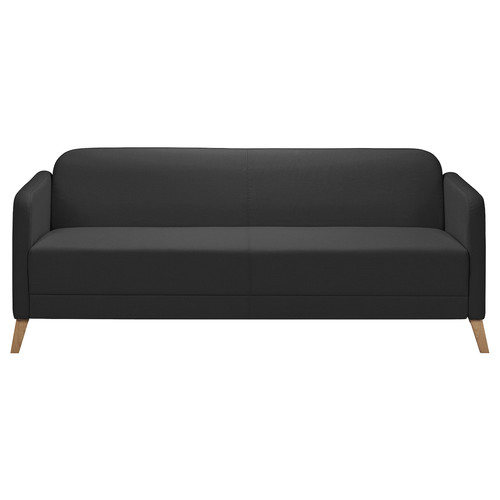 LINANÄS 3-seat sofa, Vissle dark grey