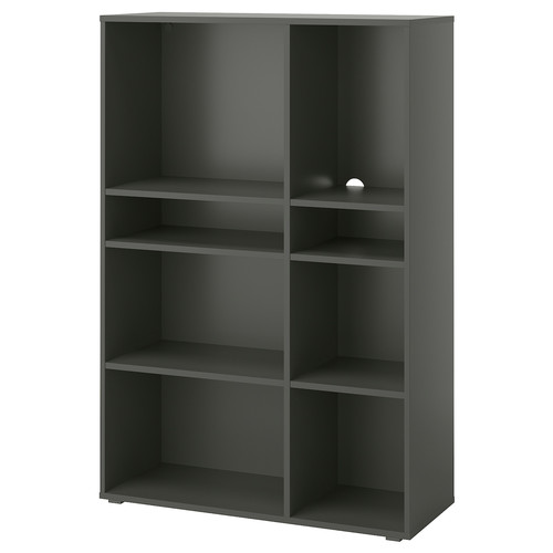 VIHALS Shelving unit with 6 shelves, 95x37x140 cm