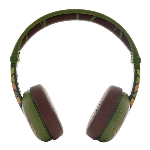 BuddyPhones Headphones Bluetooth Wave Monkey, green