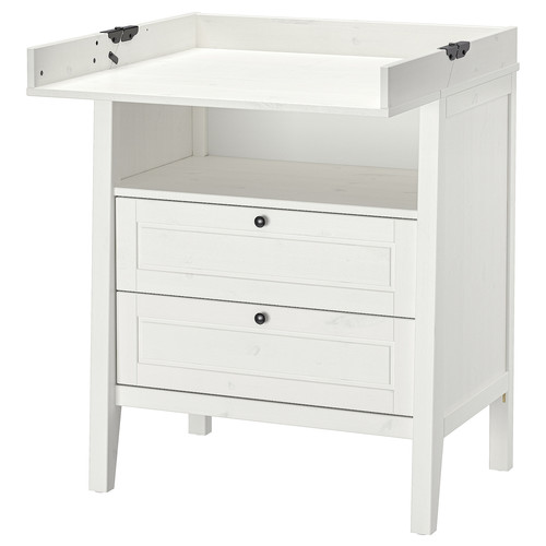 SUNDVIK Changing table/chest of drawers, white