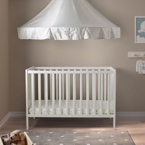 SUNDVIK Cot, white, 60x120 cm