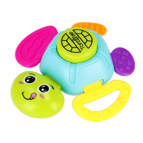Bam Bam Rattle Turtle, assorted colours, 4m+