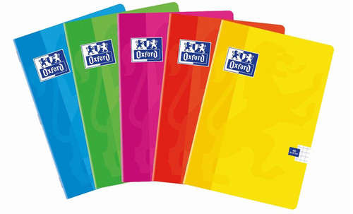 Notebook A4 60 Pages Squared Oxford Touch 1pc, assorted colours