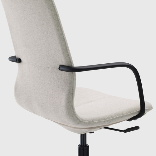 LÅNGFJÄLL Office chair with armrests