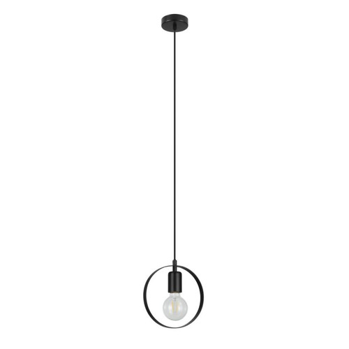 GoodHome Pendant Lamp Kaitains E27 20cm, black