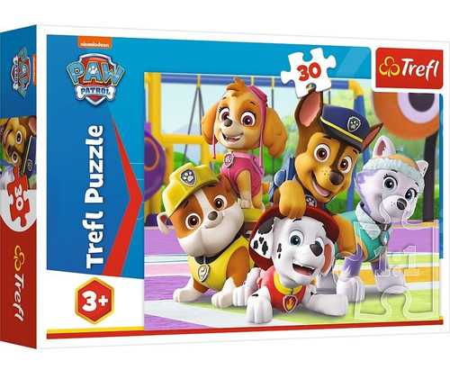 Trefl Children's Puzzle Paw Patrol Always on Time 30pcs, assorted, 3+