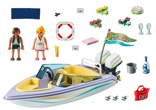 Playmobil City Life Honeymoon Speedboat Trip 4+