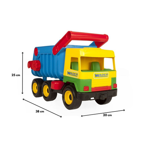 Middle Dump Truck 38cm, assorted colours, 12m+