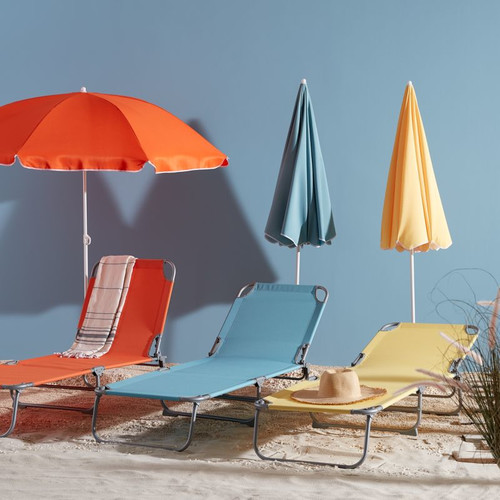 Garden Parasol Umbrella Curacao 180 cm, orange