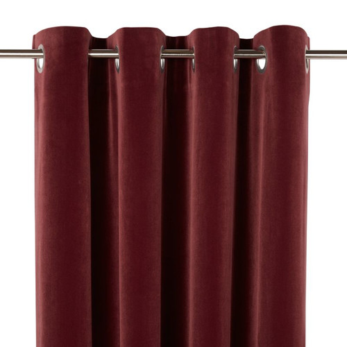 GoodHome Curtain Valgreta 140 x 260 cm, burgundy