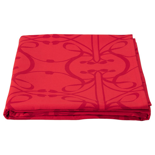 VINTERFINT Tablecloth, red, 145x320 cm