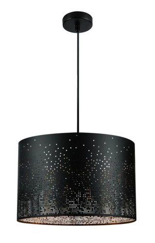 GoodHome Pendant Lamp Senecaz E27, black