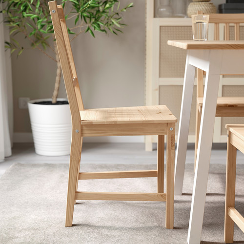 PINNTORP Chair, light brown stained