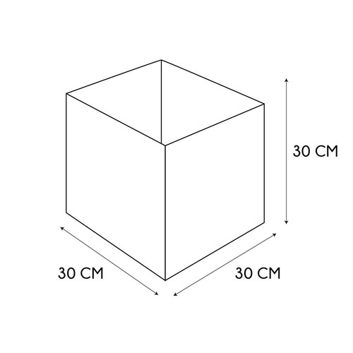 Folding Storage Box Giulia, mustard