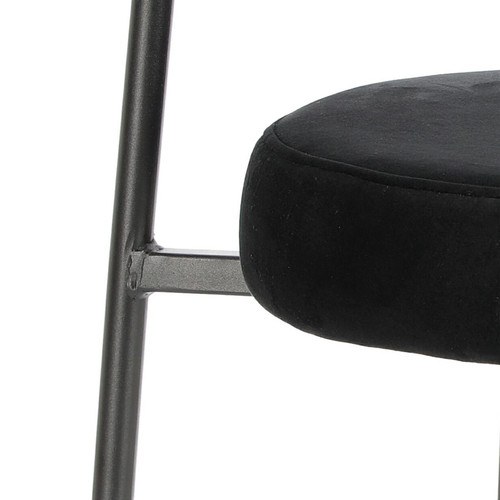 Chair Camile Velvet, black