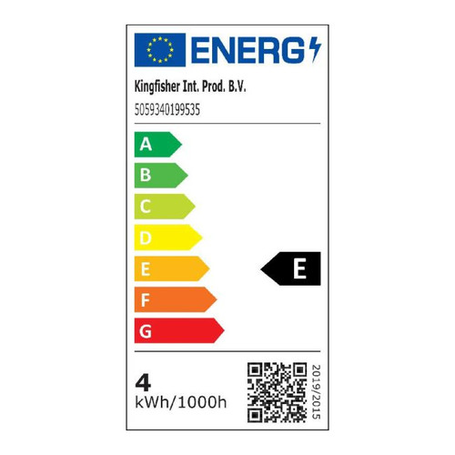 Diall LED Bulb MR16 GU5,3 345lm 4000K, 3 pack