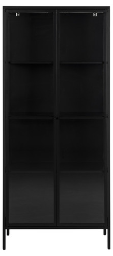 Display Cabinet Newcastle, high, black