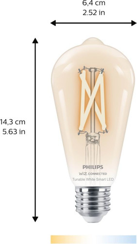 Philips LED Bulb Smart Philips ST64 E27 2700/6500 K